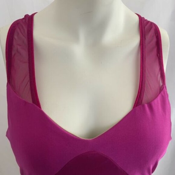 Dress the Population Mini Dress Pink Illusion Mesh Inserts L - Picture 4 of 10